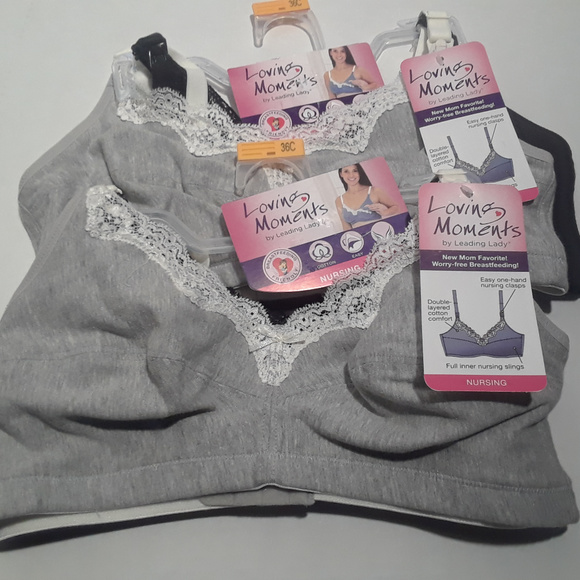 Nursing bras, 2 sets, 36C - Picture 1 of 2